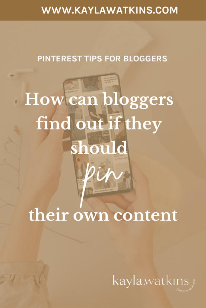How to know if you should hire a Pinterest manager to help grow their small business or blog, Kayla Watkins.