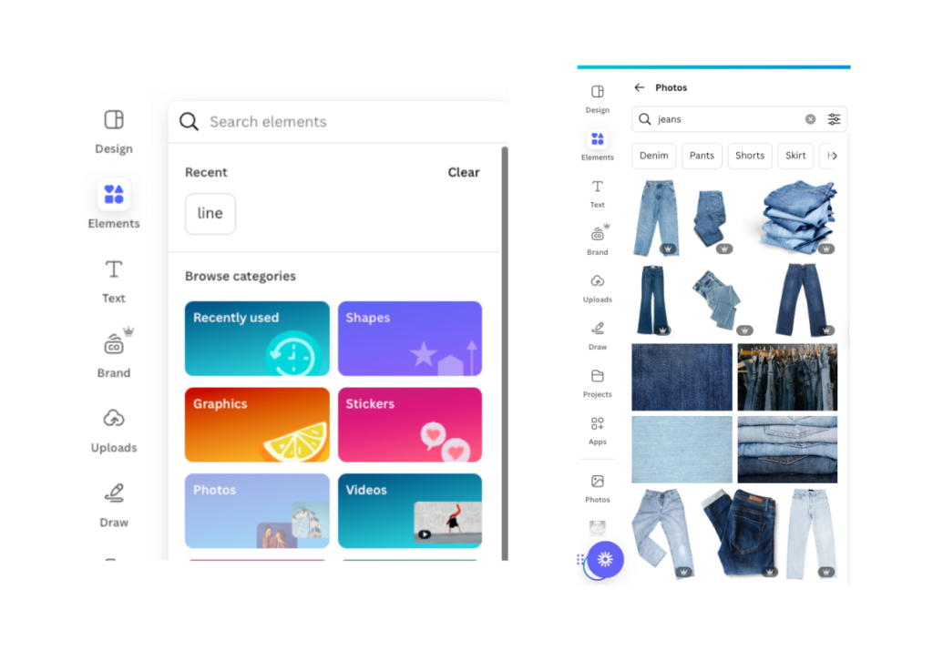 how to find stock photos in canva for your pins 
