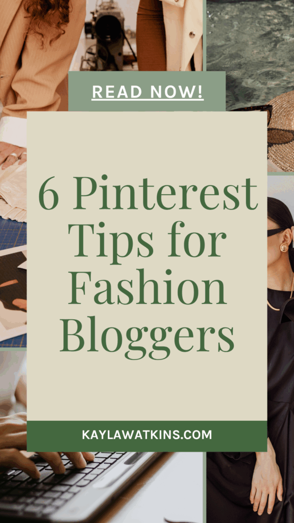 pinterest tips for fashion bloggers
