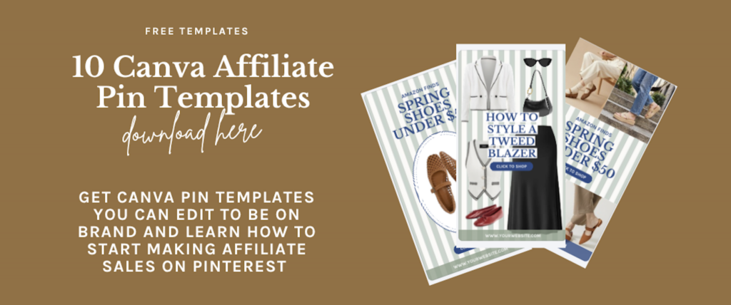 pinterest affiliate marketing templates