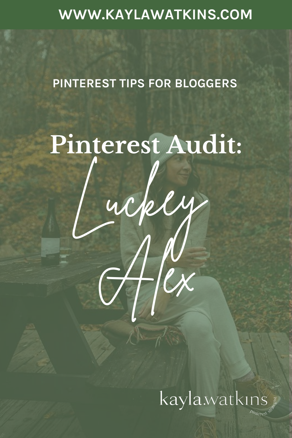 Pinterest Audit for a lifestyle client completed by Pinterest Expert, Kayla Watkins.