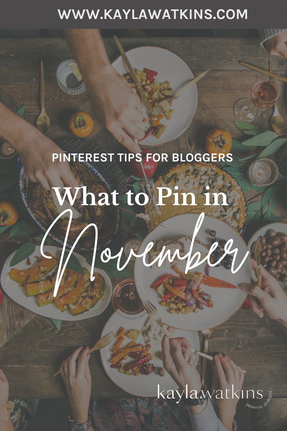 November trends 2023 shared by Pinterest Expert for Bloggers Kayla Watkins